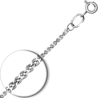 Серебряная цепочка на шею SOKOLOV 968060302_s с плетением нонна