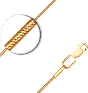 Серебряная цепочка на шею SOKOLOV 988010300_s с плетением снейк