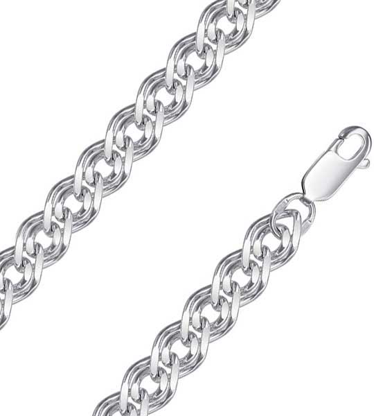 Серебряная цепочка на шею Специальное предложение 968060802-ucenka_s с плетением нонна