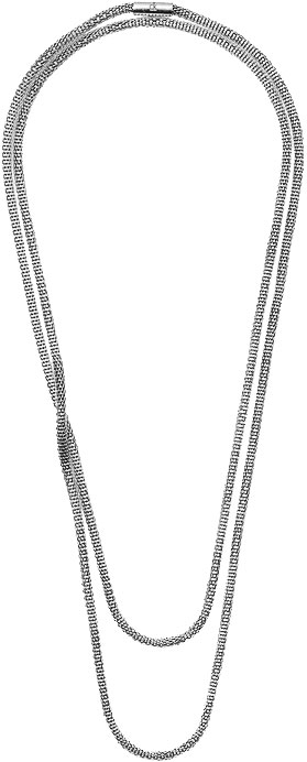Стальная цепочка на шею Calvin Klein KJ1WMN000100-ucenka с плетением снейк