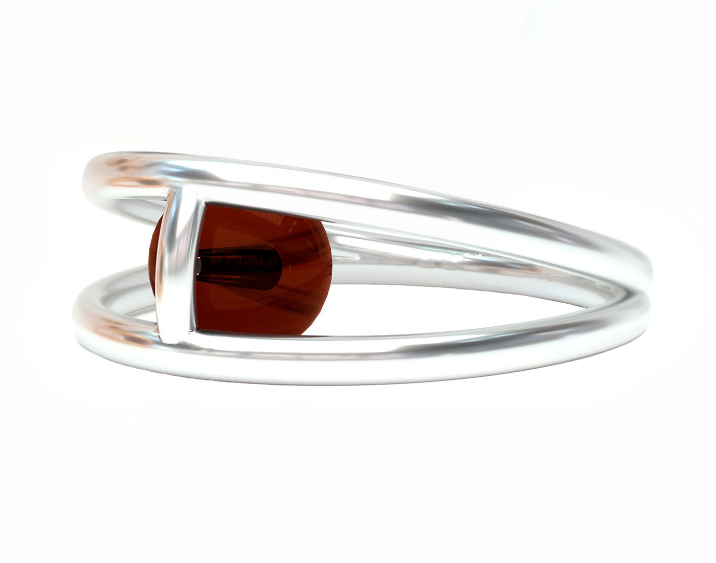 Серебряное кольцо Sun Stone R10006RV с янтарем
