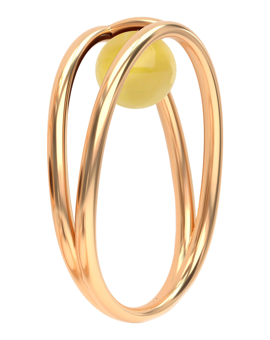 Серебряное кольцо Sun Stone R10006ZM с янтарем