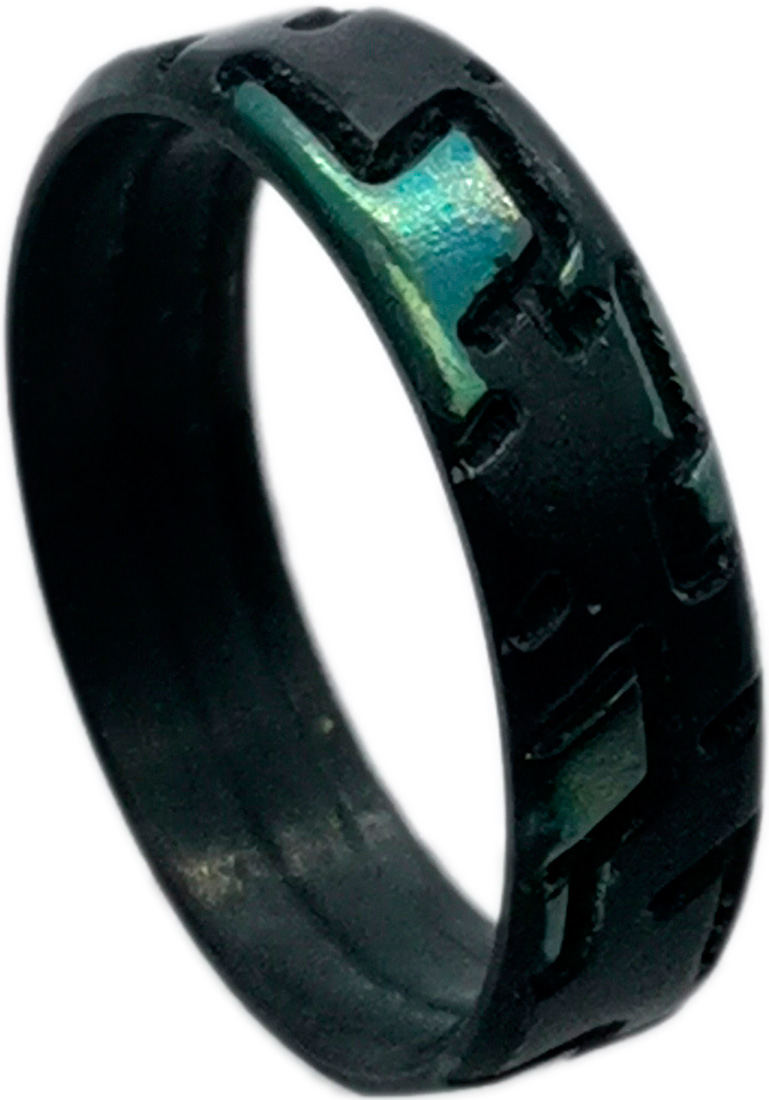 Титановое кольцо ''Black'' Titanist TS-R0122
