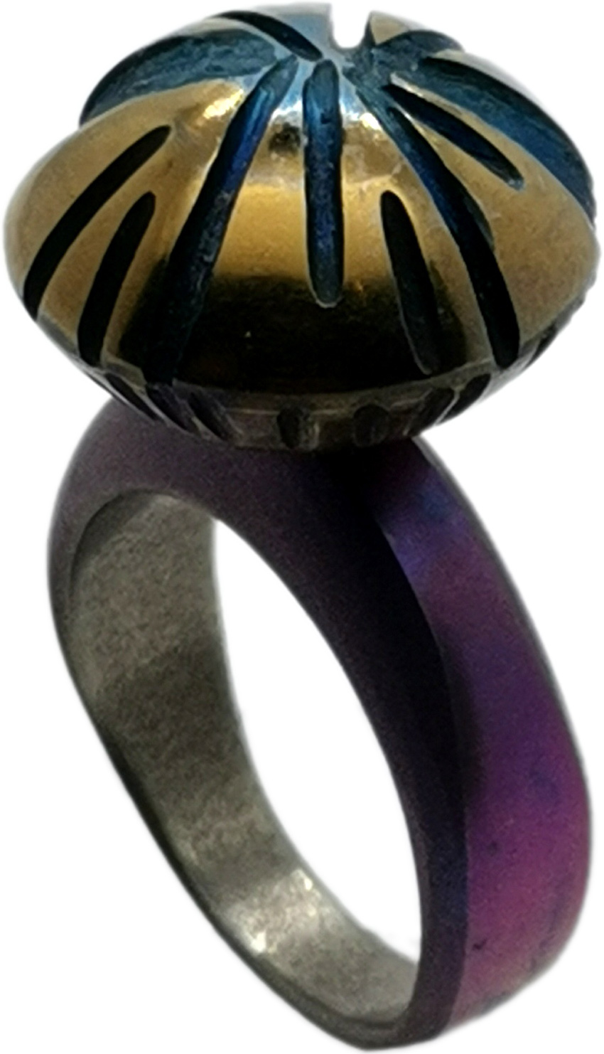 Титановое кольцо ''Пион'' Titanist TS-R0153