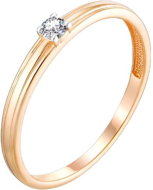 Золотое кольцо Veronika K112-1036BR c бриллиантом