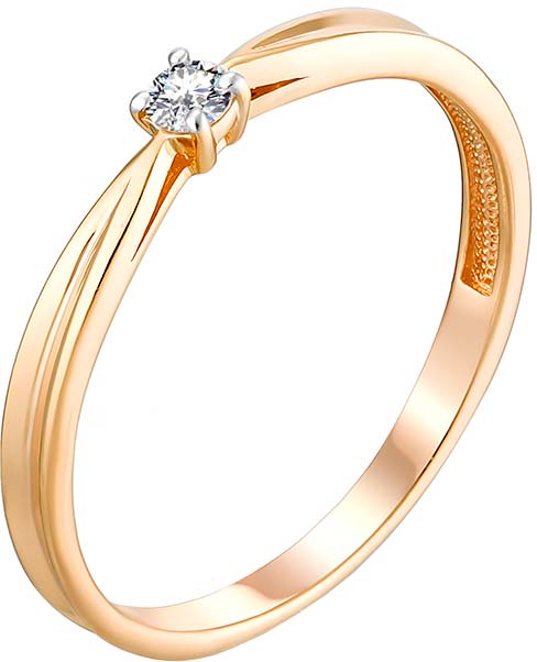 Золотое кольцо Veronika K112-1037BR c бриллиантом