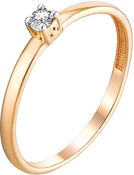Золотое кольцо Veronika K112-1043BR c бриллиантом