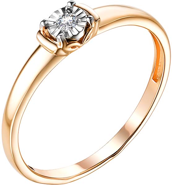 Золотое кольцо Veronika K113-1070BR c бриллиантом