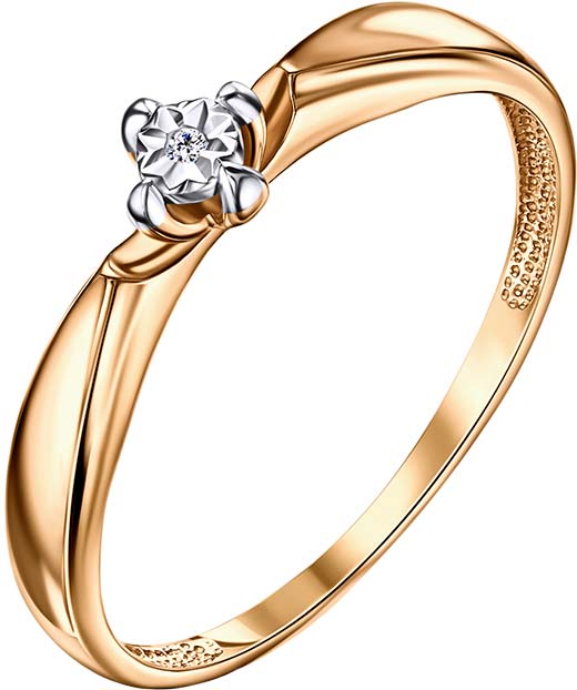 Золотое кольцо Veronika K113-1816BR c бриллиантом
