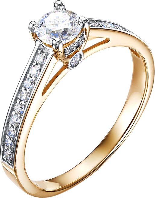 Золотое помолвочное кольцо Vesna jewelry 11669-151-00-00 с бриллиантами