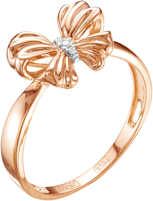 Золотое кольцо Vesna jewelry 1452-151-01-00 с бриллиантами