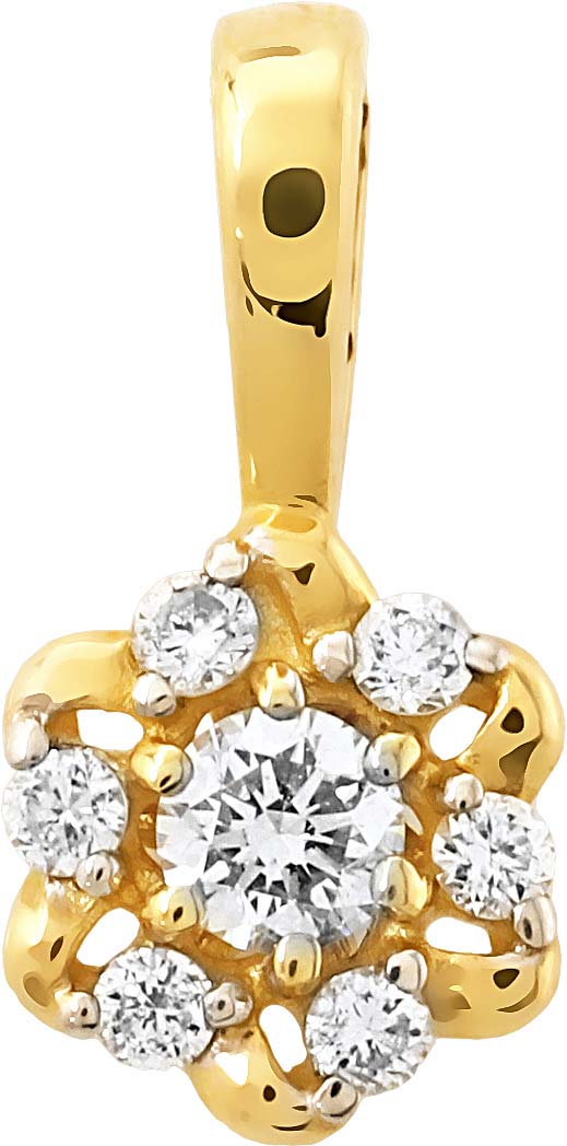 Золотой кулон Vesna jewelry 31681-351-00-00 с бриллиантами