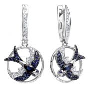Серьги Vesna jewelry 21057-256-152-00