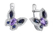 Серьги Vesna jewelry 22003-256-322-00