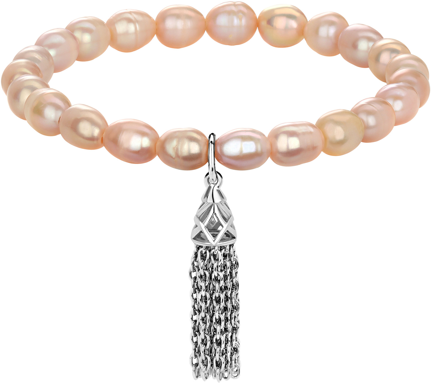 Браслет из бусин с подвеской Yana  Jewellery 109/03W-rose-pearl24 с розовым жемчугом