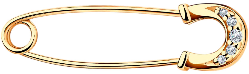Броши Yana Jewellery 117/08R-fianit