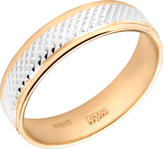 Золотое обручальное парное кольцо Yaselisa HAK05k