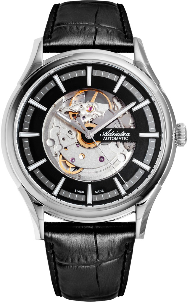 Швейцарские механические наручные часы Adriatica A2804.5214GAS
