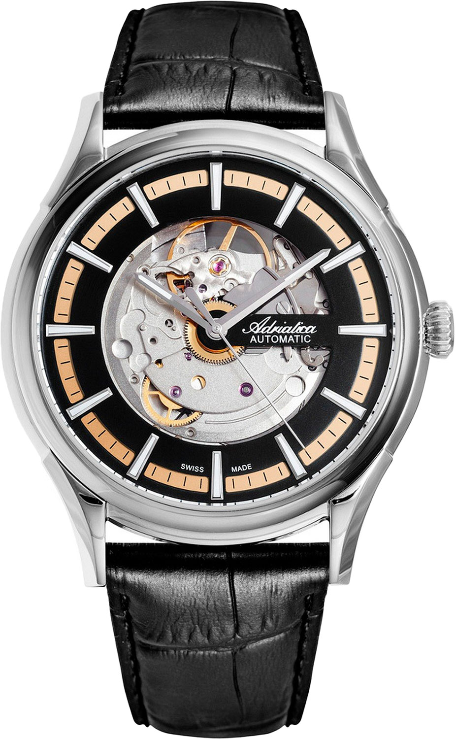 Швейцарские механические наручные часы Adriatica A2804.5214RAS