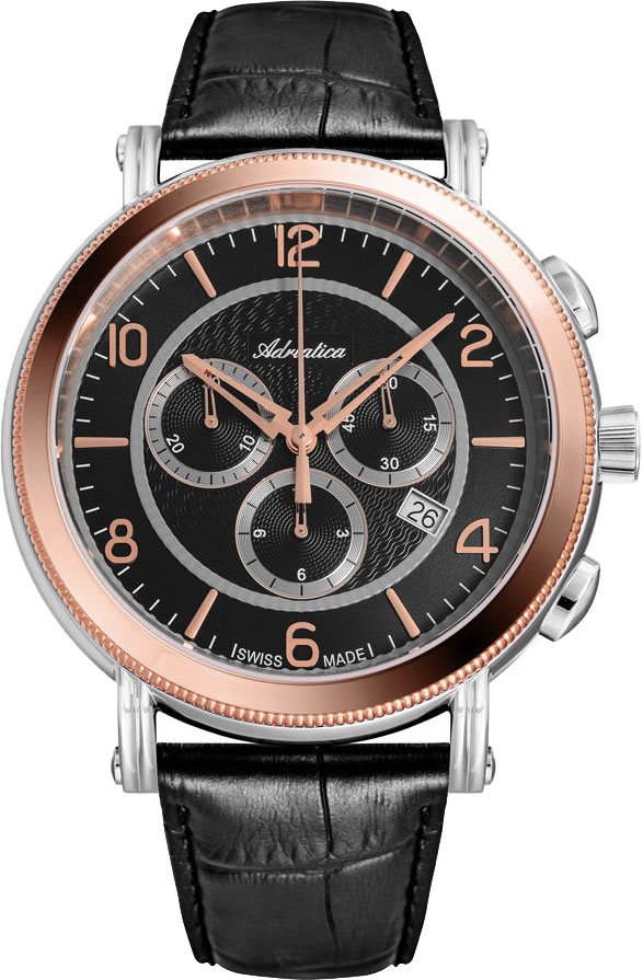 Швейцарские наручные часы Adriatica A8294.R254CH с хронографом