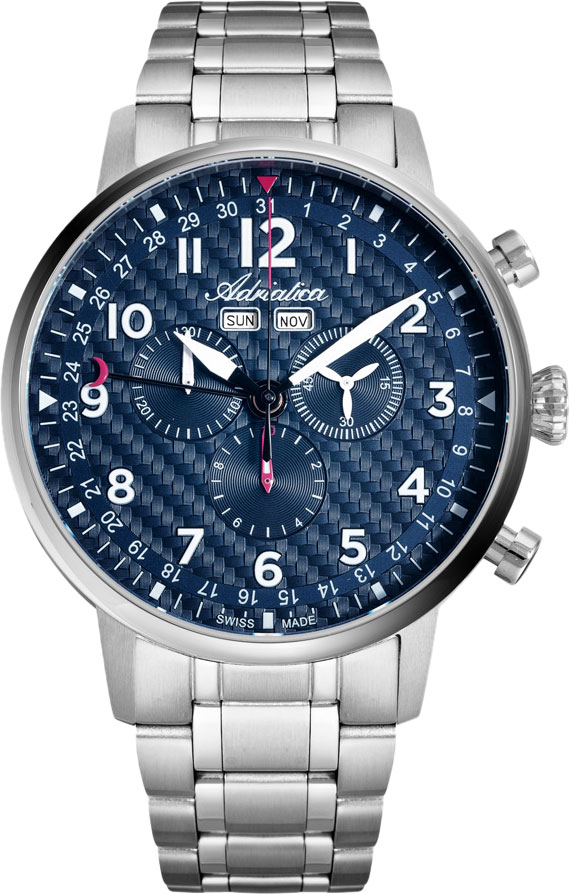 Швейцарские наручные часы Adriatica A8308.5125CH с хронографом