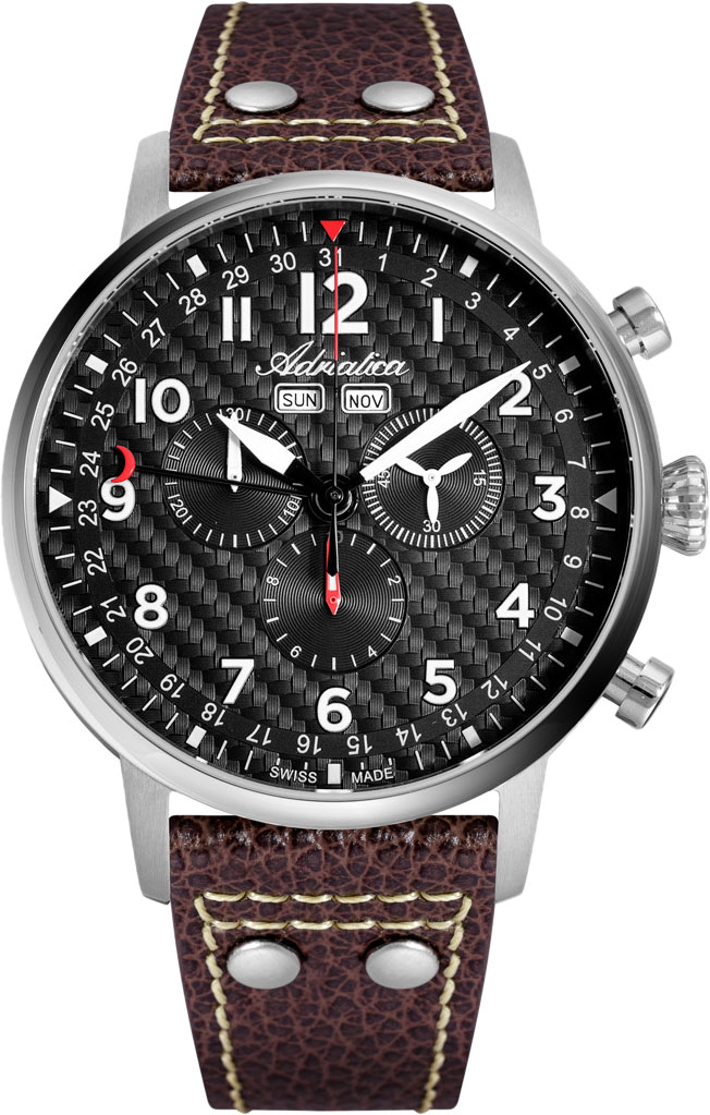 Швейцарские наручные часы Adriatica A8308.5226CH с хронографом