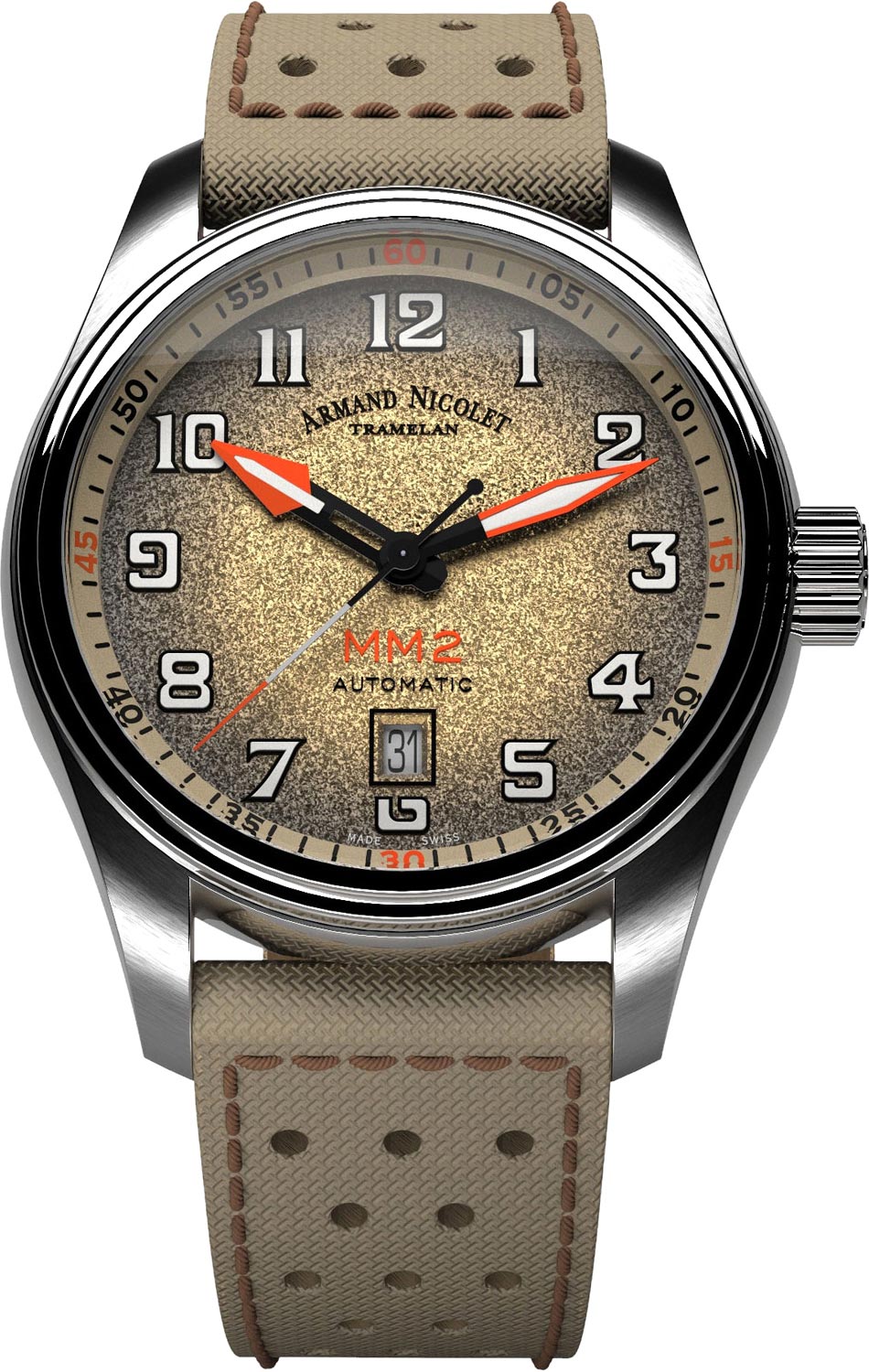 Швейцарские механические наручные часы Armand Nicolet A640P-KA-P0640KM8