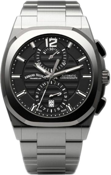 Швейцарские механические наручные часы Armand Nicolet A668AAA-NR-MA4660AA с хронографом