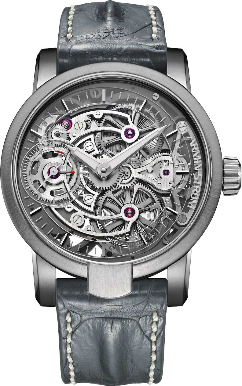 Швейцарские механические титановые наручные часы Armin Strom TI15-PA.RH