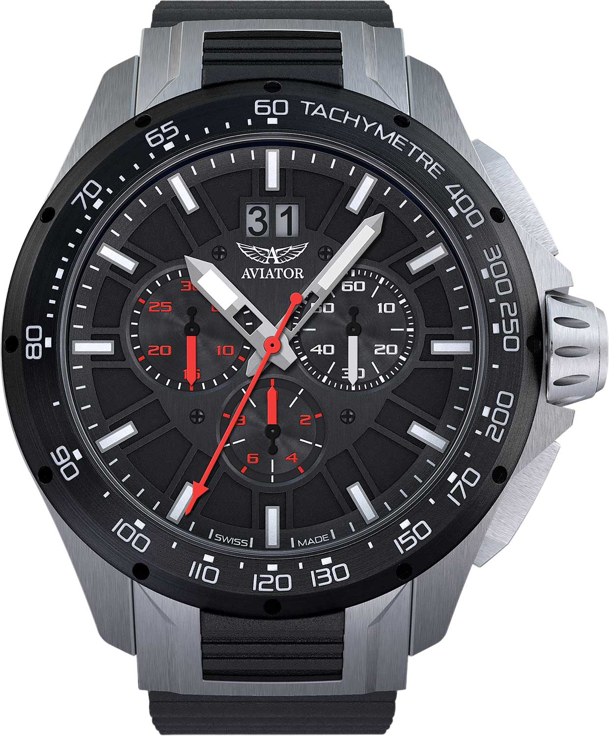 Швейцарские наручные часы Aviator M.2.19.5.134.6 с хронографом
