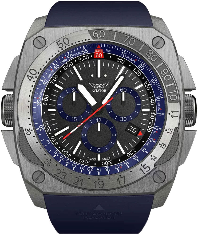 Швейцарские наручные часы Aviator M.2.30.0.213.6 с хронографом