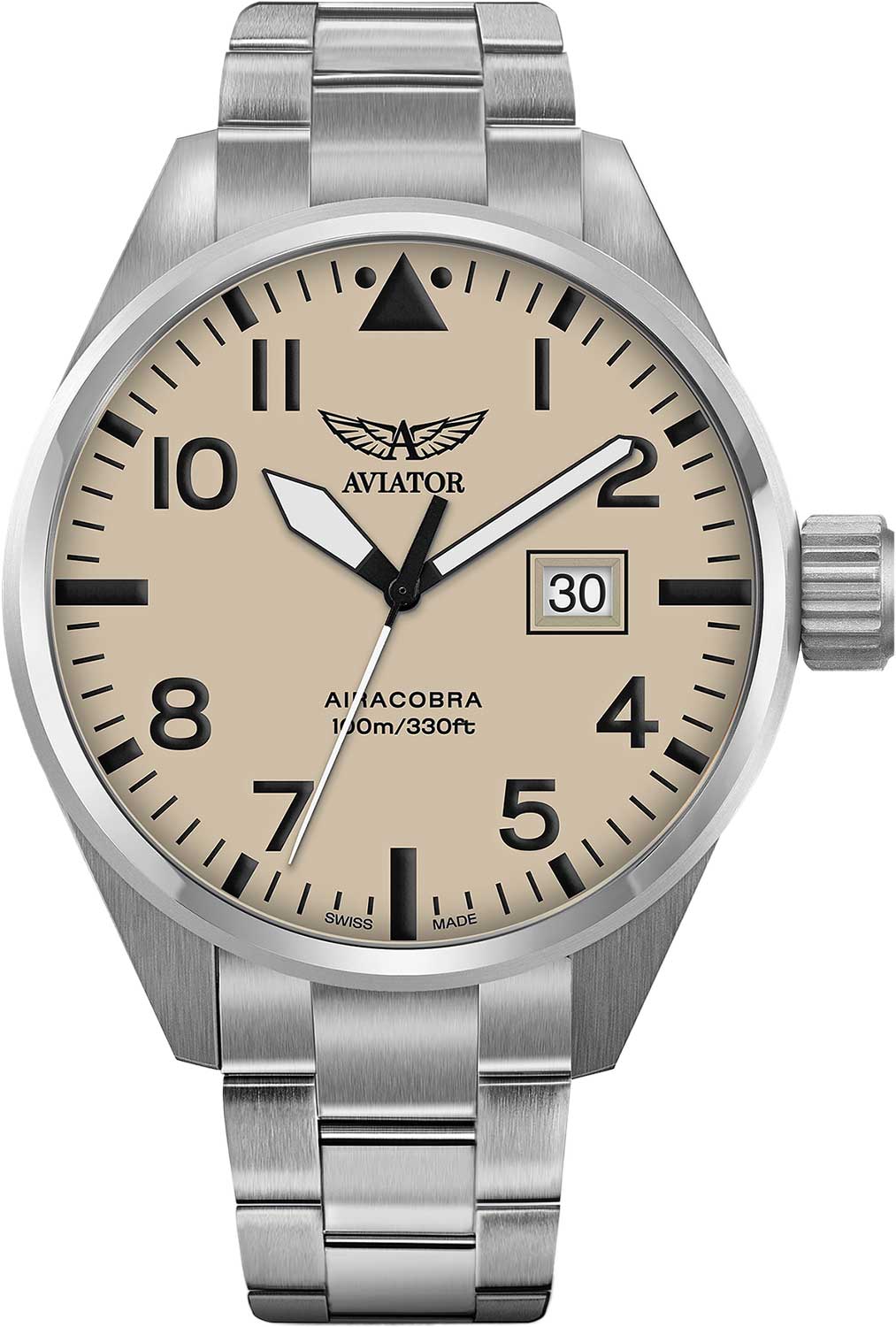 Швейцарские наручные часы Aviator V.1.22.0.190.5