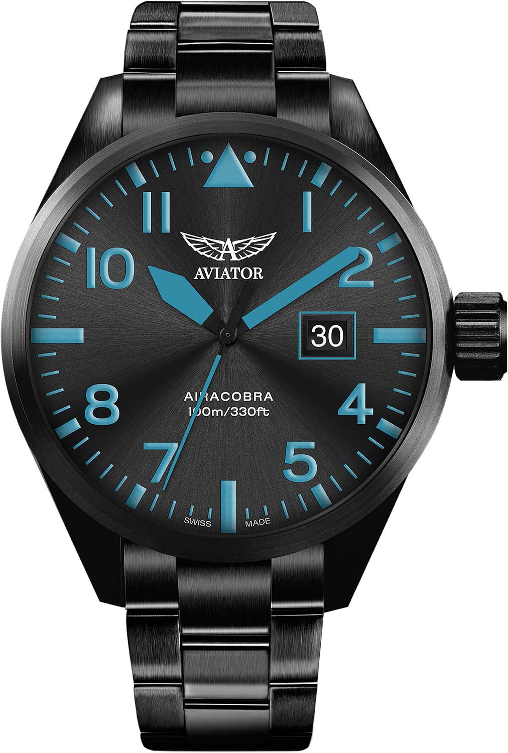 Швейцарские наручные часы Aviator V.1.22.5.188.5