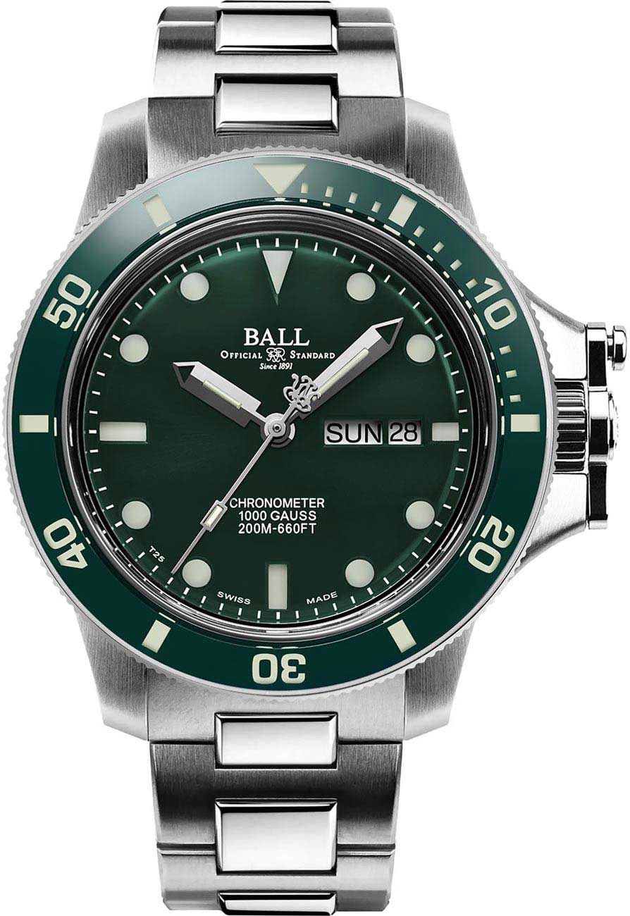 Швейцарские механические наручные часы BALL DM2218B-S2CJ-GR