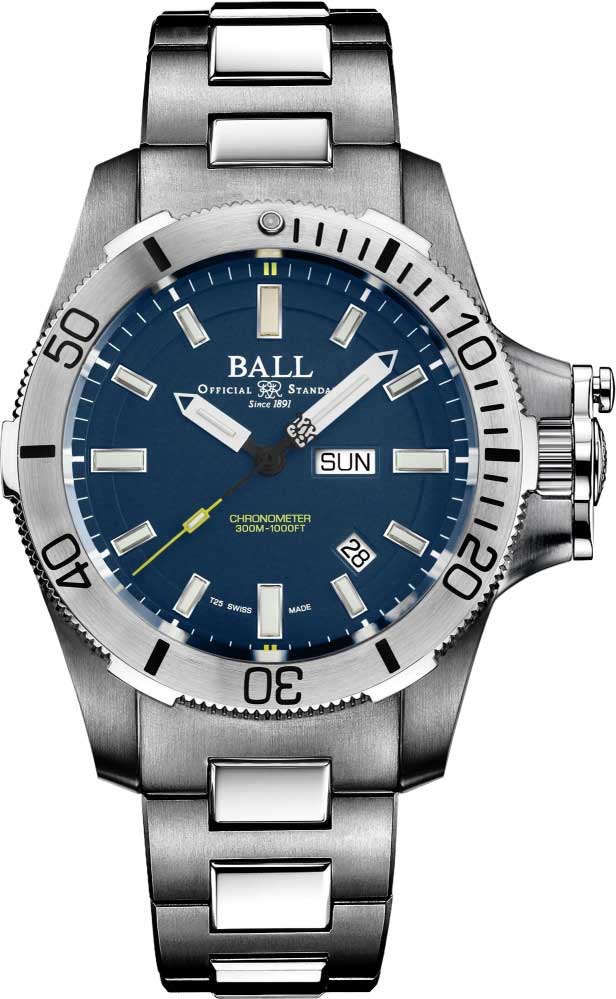 Швейцарские механические титановые наручные часы BALL DM2276A-S2CJ-BE