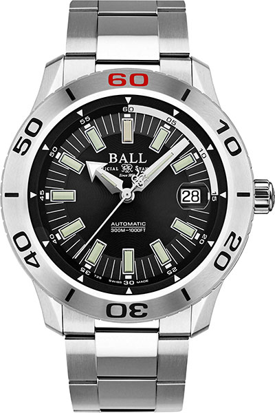 Швейцарские механические наручные часы BALL DM3090A-S3J-BK