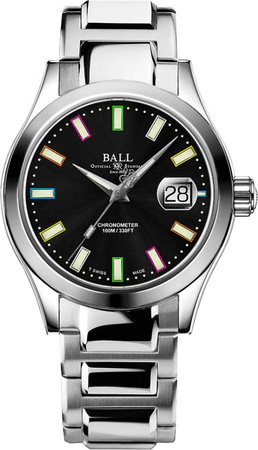 Швейцарские механические наручные часы BALL NM2026C-S28C-BK