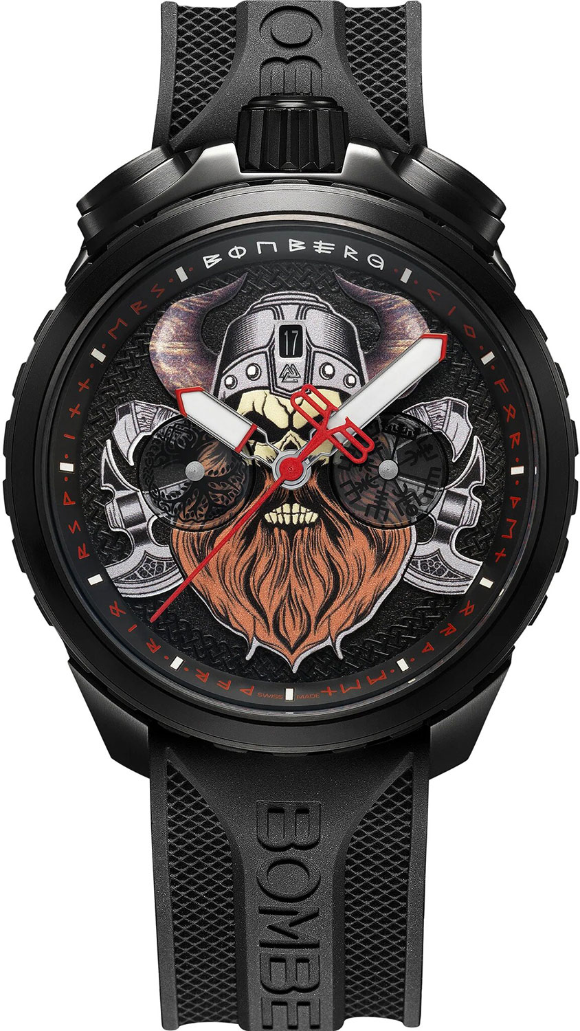 Швейцарские наручные часы Bomberg BS45CHPBA.066-1.12 с хронографом