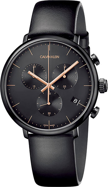 Швейцарские наручные часы Calvin Klein K8M274CB с хронографом