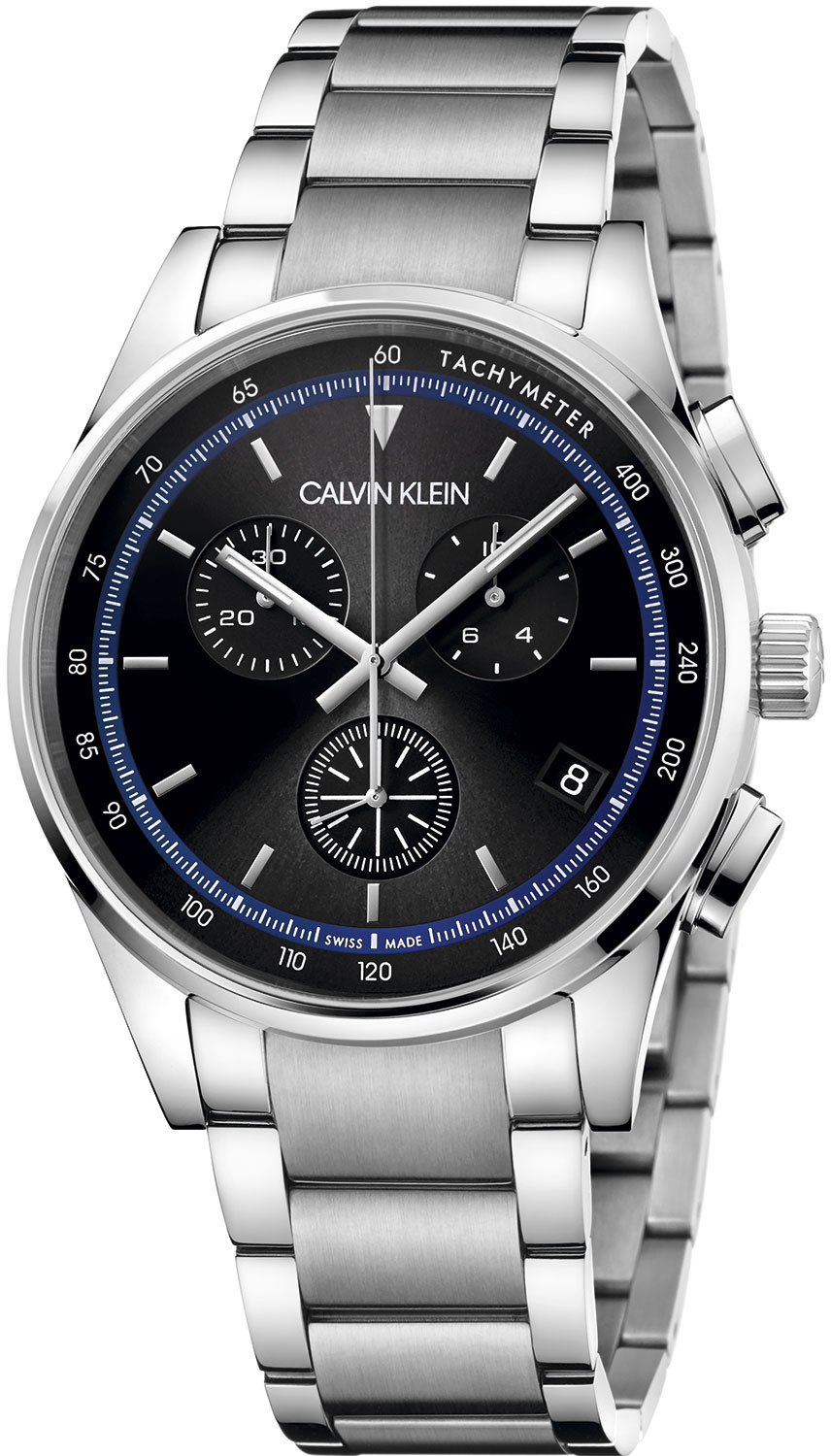 Швейцарские наручные часы Calvin Klein KAM27141 с хронографом