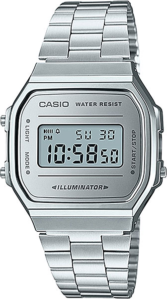 Информация о часах Casio A-168: модели, характеристики, обзоры