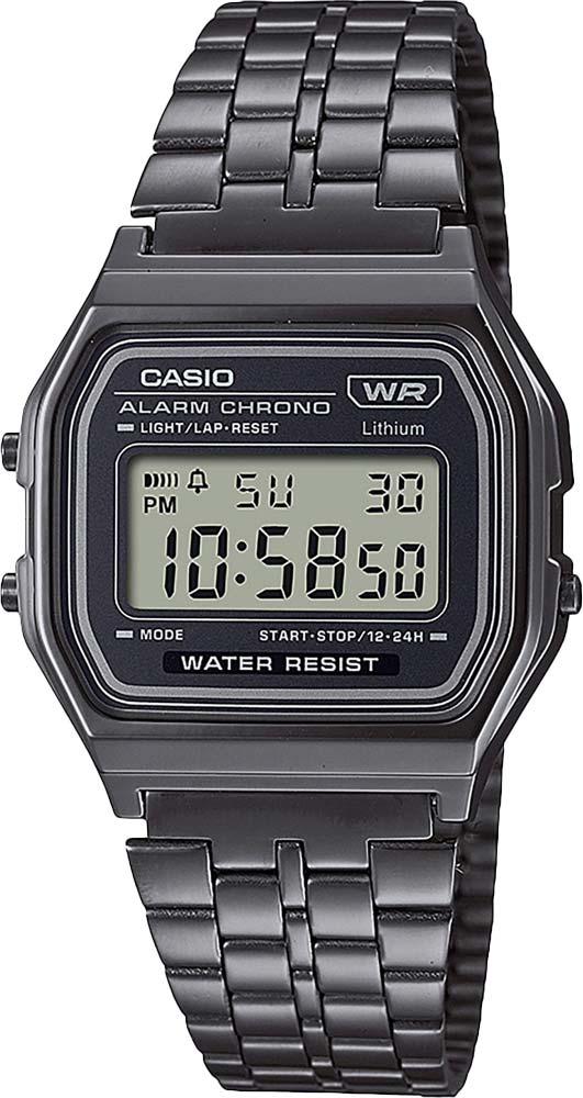 Японские наручные часы Casio Vintage A158WETB-1AEF с хронографом