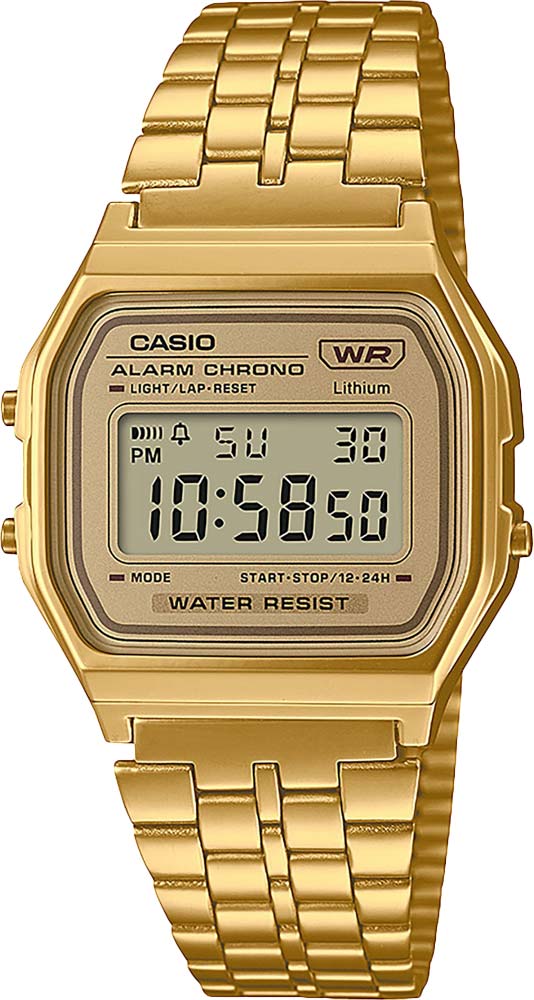Японские наручные часы Casio Vintage A158WETG-9AEF с хронографом
