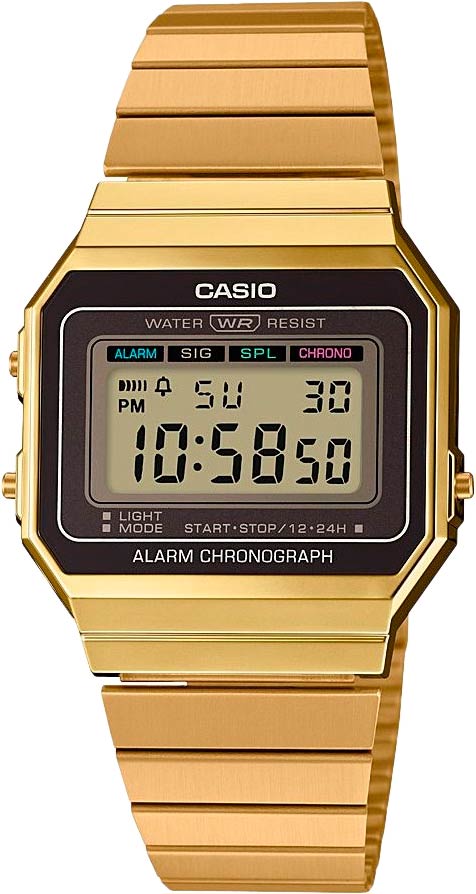 Японские наручные часы Casio Vintage A700WEG-9AEF с хронографом