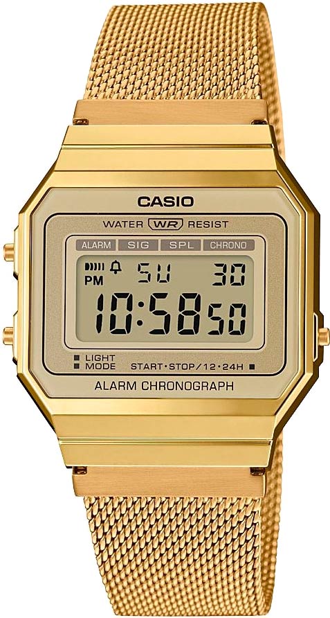 Японские наручные часы Casio Vintage A700WEMG-9AEF с хронографом