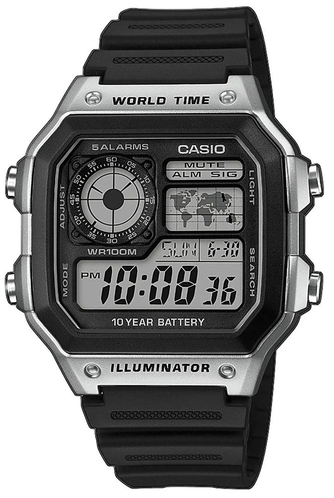 Японские наручные часы Casio Collection AE-1200WH-1CVEF