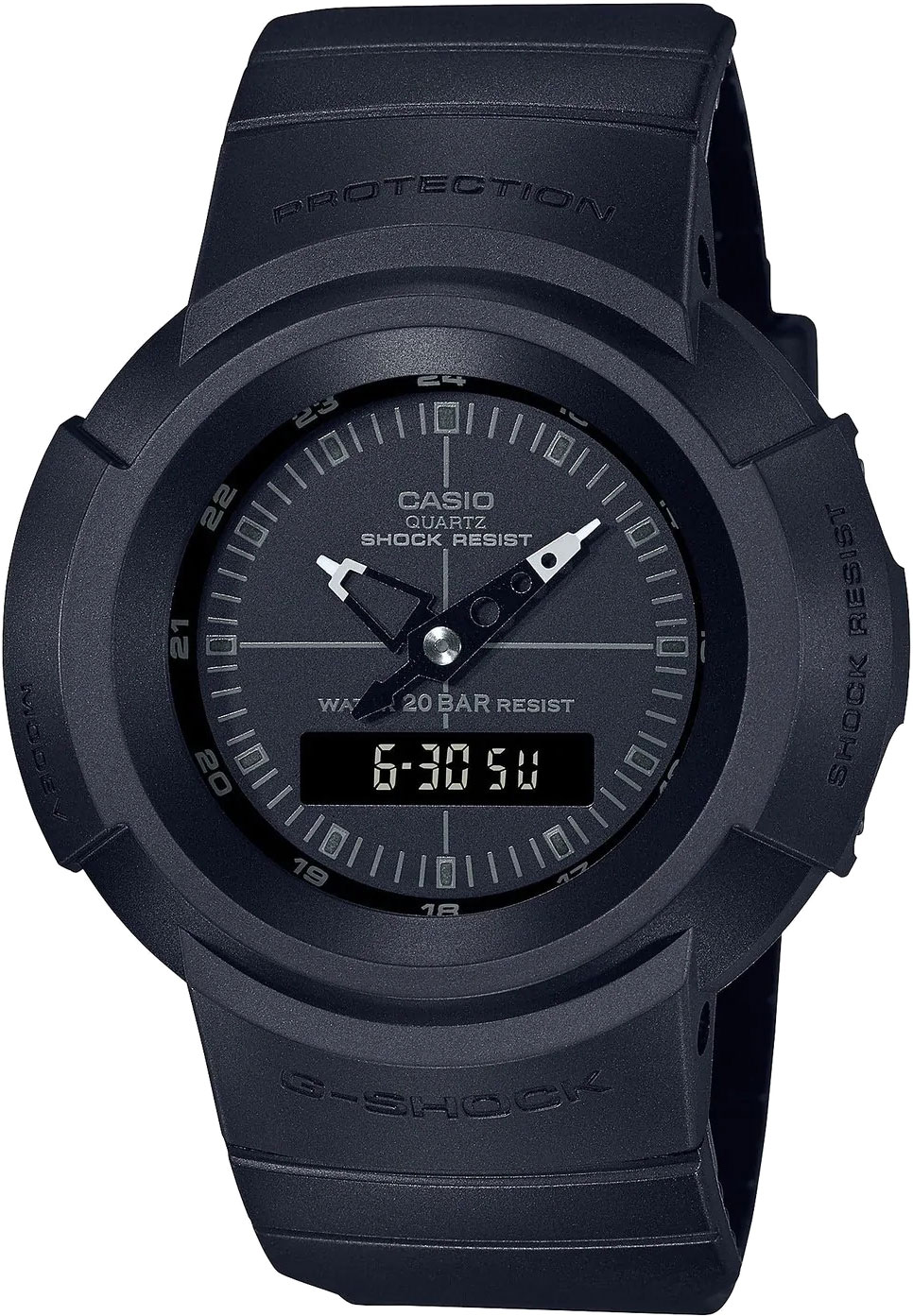 Японские наручные часы Casio G-SHOCK AW-500BB-1E с хронографом