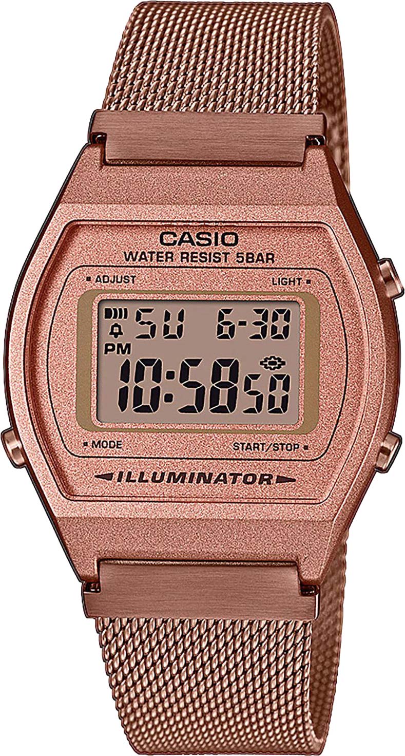 Японские наручные часы Casio Vintage B640WMR-5AEF с хронографом