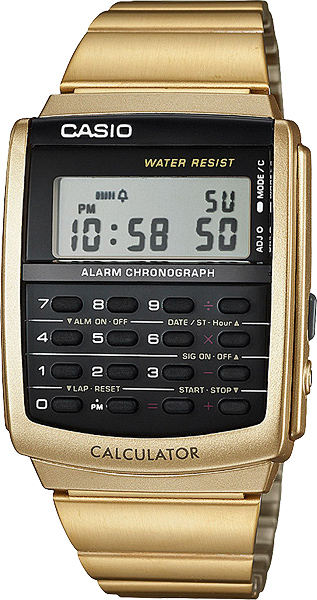 Японские наручные часы Casio Collection CA-506G-9A-ucenka с хронографом