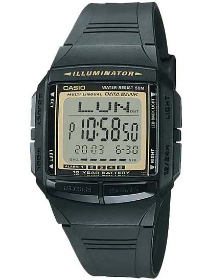 Японские наручные часы Casio Collection DB-36-9A с хронографом